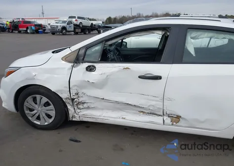 2022 Nissan Versa 1.6 S Xtronic Cvt z USA, uszkodzony, nr VIN 3N1CN8DV2NL821343